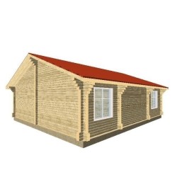 Дом из профилированного бруса, проект "Классик"
