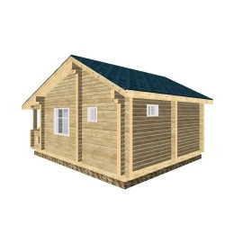 Баня из профилированного бруса, проект "Натали"