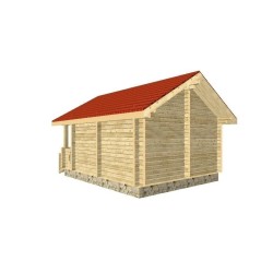 Баня из профилированного бруса, проект "Мини"