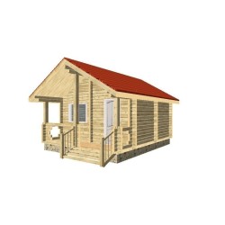 Баня из профилированного бруса, проект "Мини"