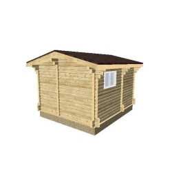 Баня из профилированного бруса, проект "Джет"