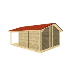 Домик из мини-бруса, проект "Лето"