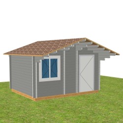 Домик из мини-бруса, проект "Рим"